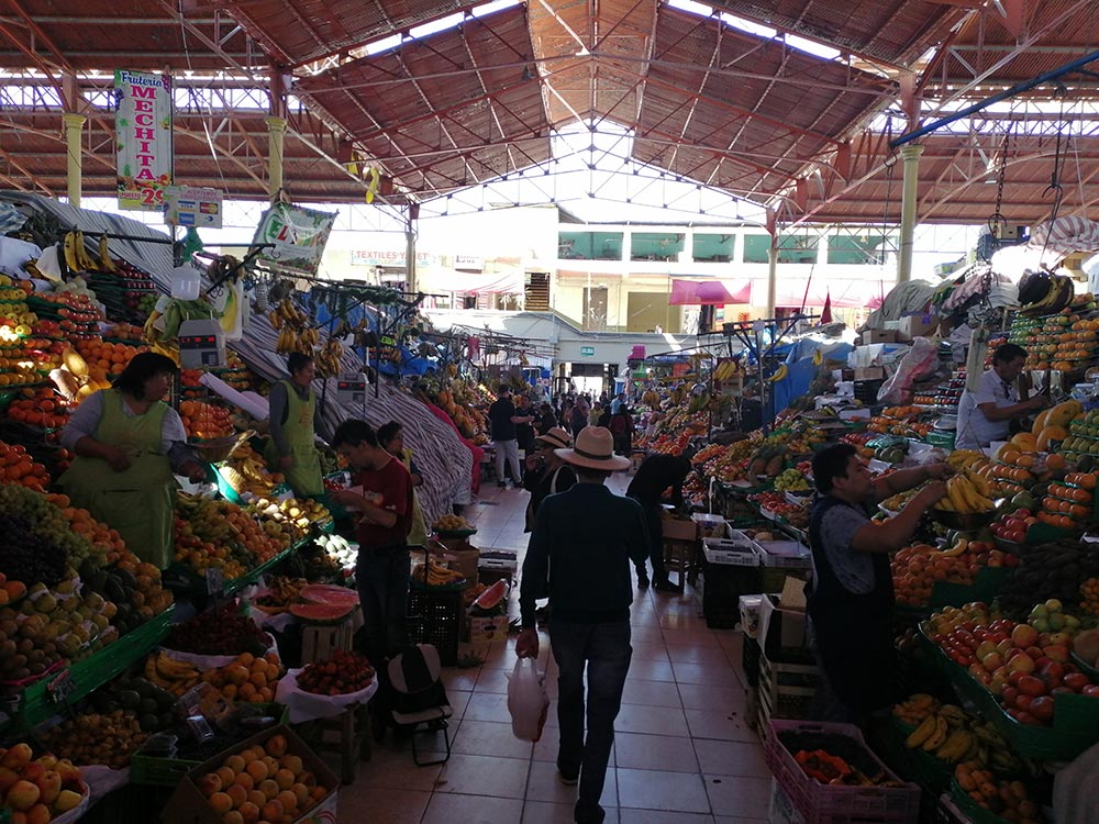 mercato in Perù