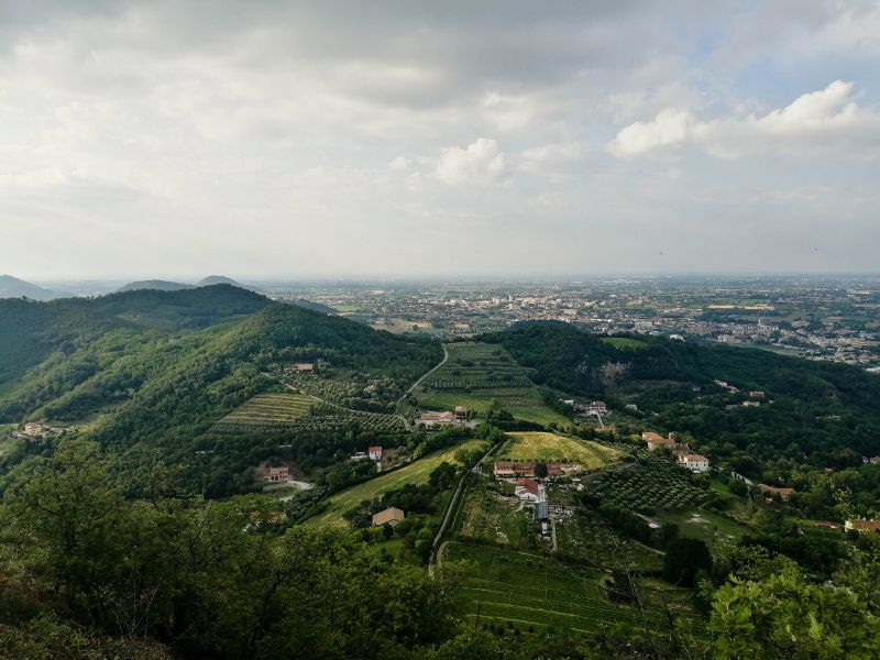 Panorama dei Colli Euganei
