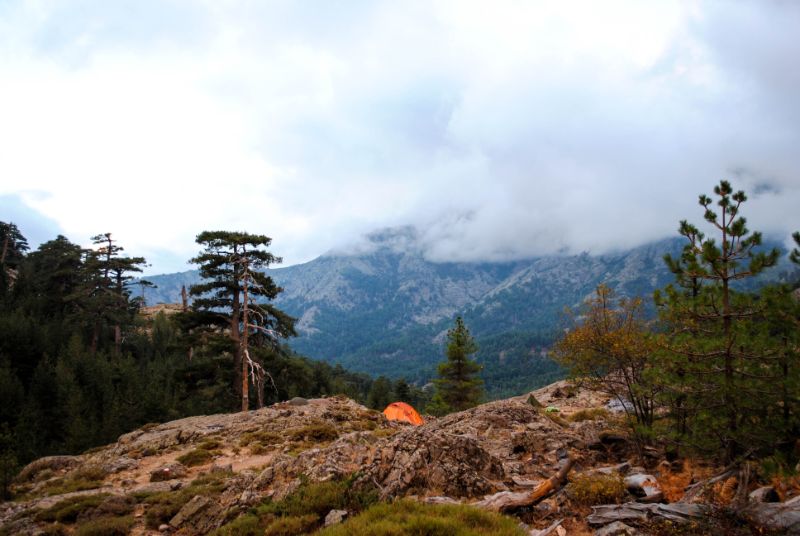 campeggio libero in Corsica