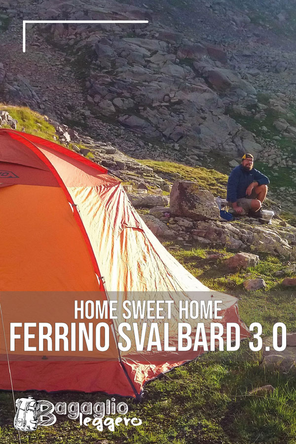 Tenda ferrino Svalbard 3.0 recensione pin
