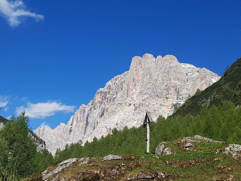 Monte Civetta visto dal Bivacco Col Mandro