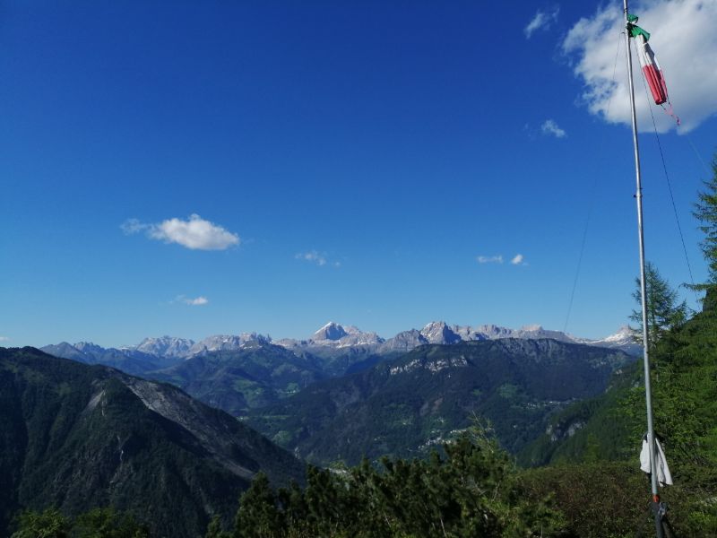 Visuale dal Bivacco Col Mandro