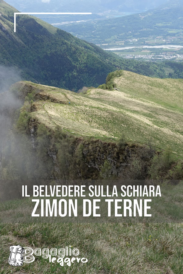 Zimon de Terne: salita al belvedere sulla Schiara pin