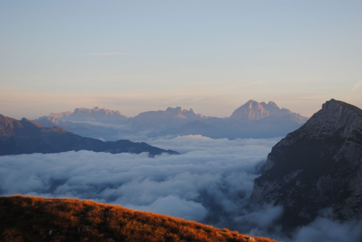 Inversione termica sulle Dolomiti
