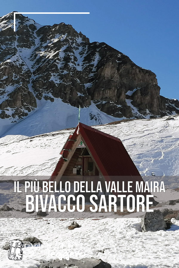 Bivacco Danilo Sartore in Valle Maira - pin