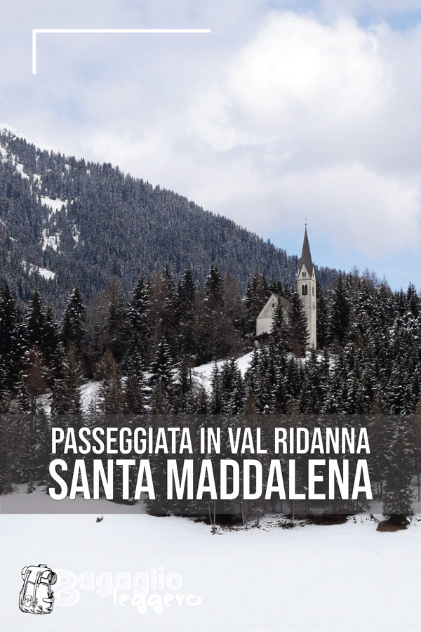Passeggiata in Val Ridanna alla Chiesa di Santa Maddalena - pin