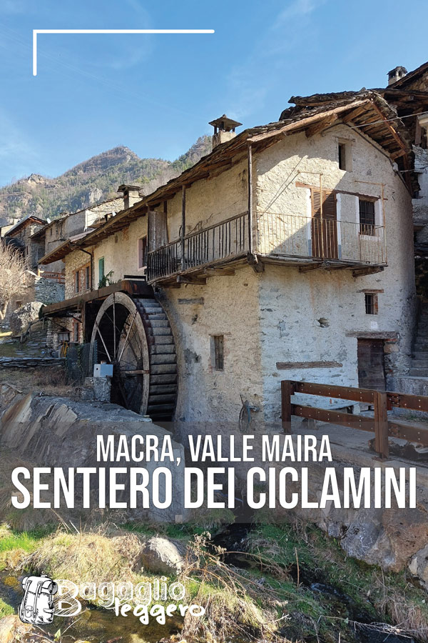 Sentiero dei Ciclamini in Valle Maira (Macra) - pin