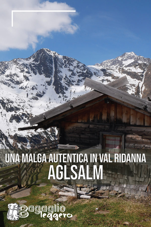 Agslam malga in Alta Val Ridanna pin