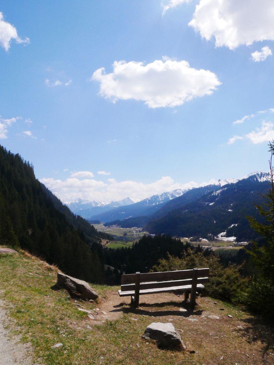 "Quella" panchina sulla Val Ridanna