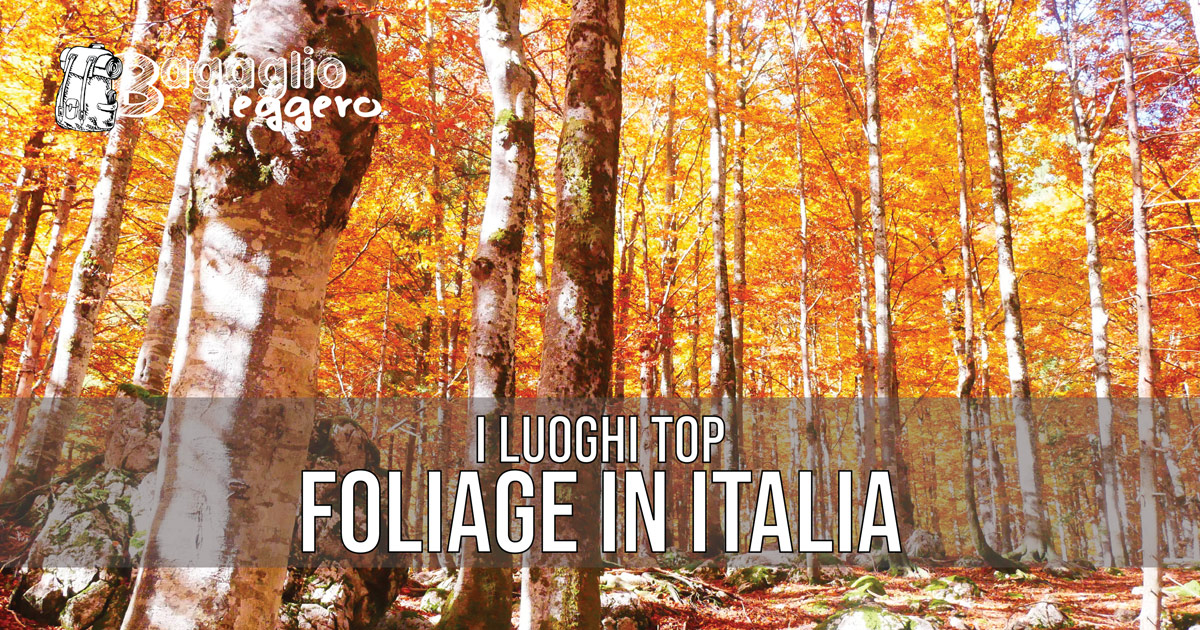 Luoghi top dove vedere il foliage in Italia