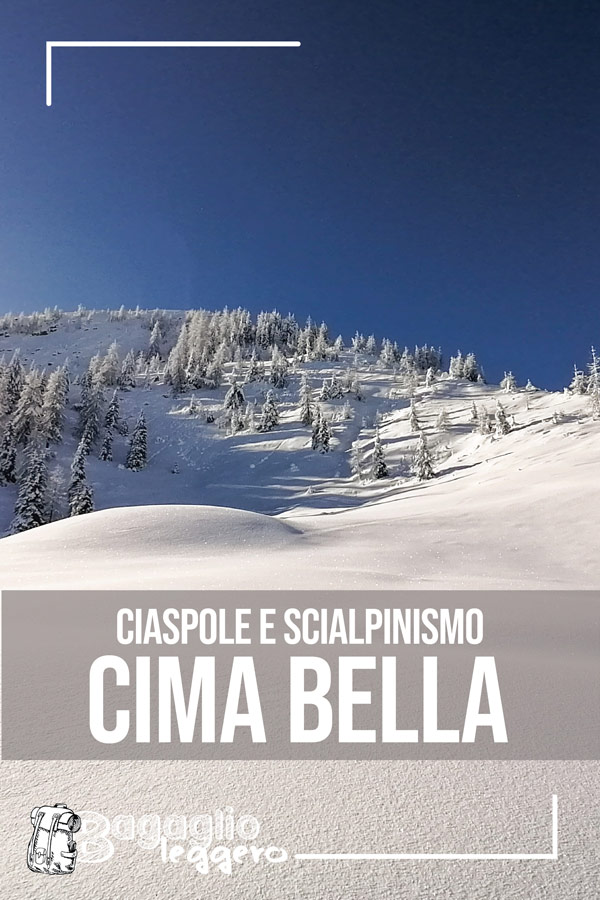 Ciaspolata e scialpinismo a Cima Bella Ugovizza - pin