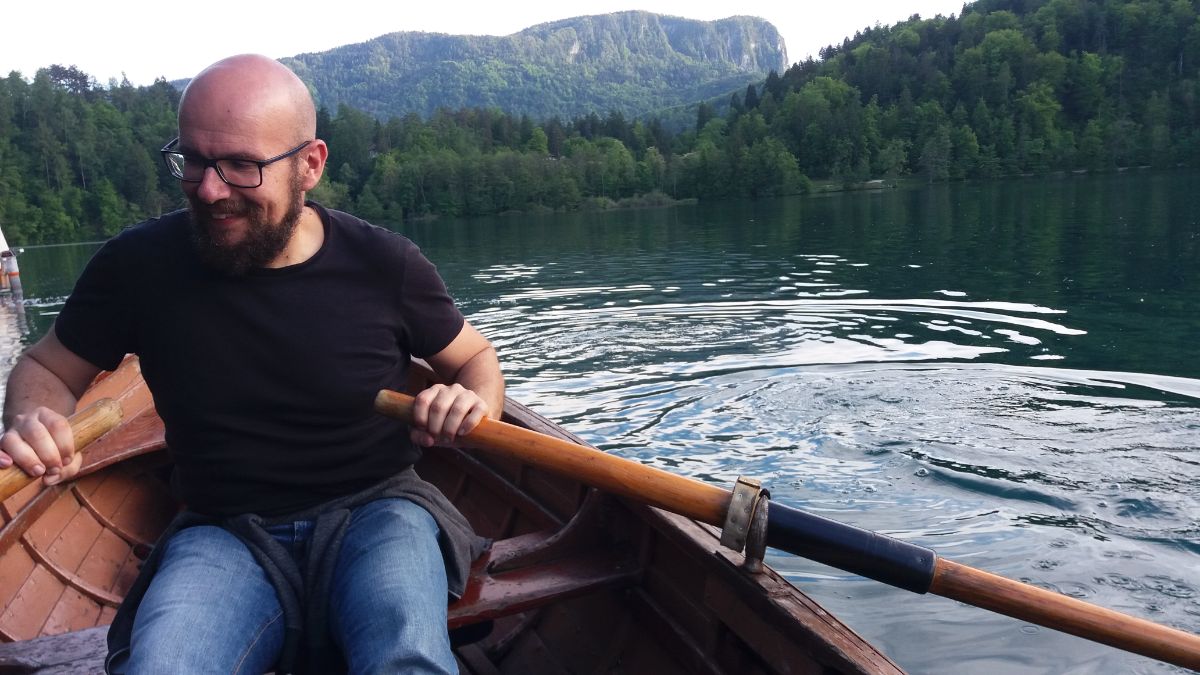 Davide al Lago di Bled