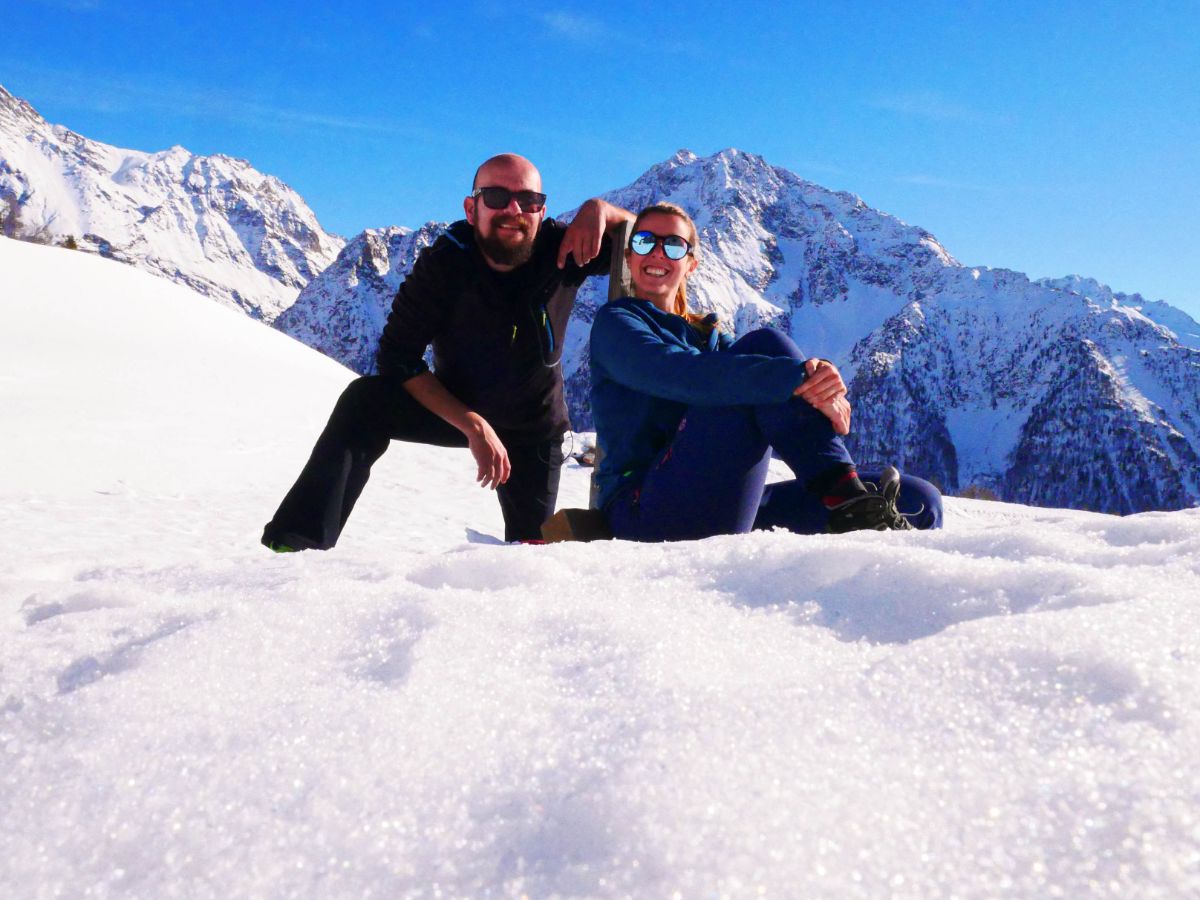 Silvia e Davide all'Alpe Berrier