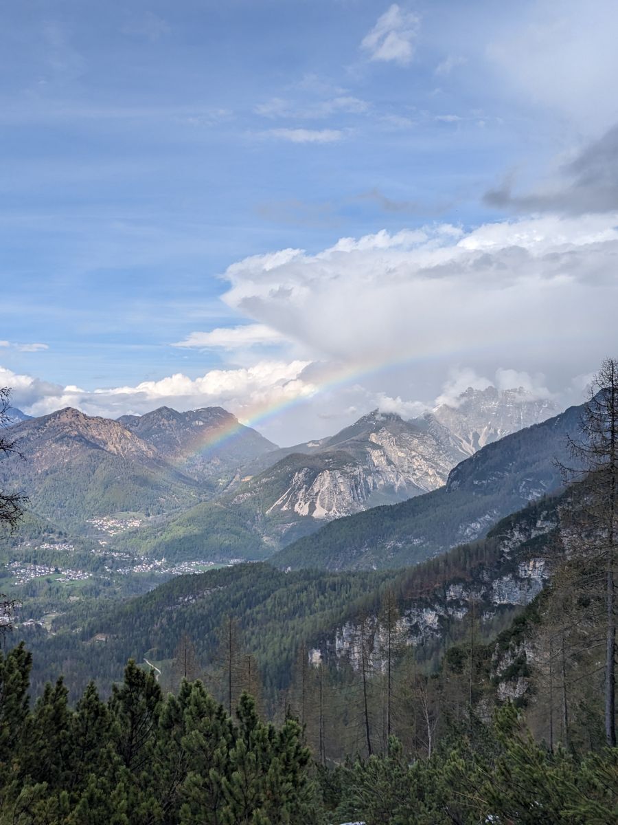 Arcobaleno in Val di Zoldo