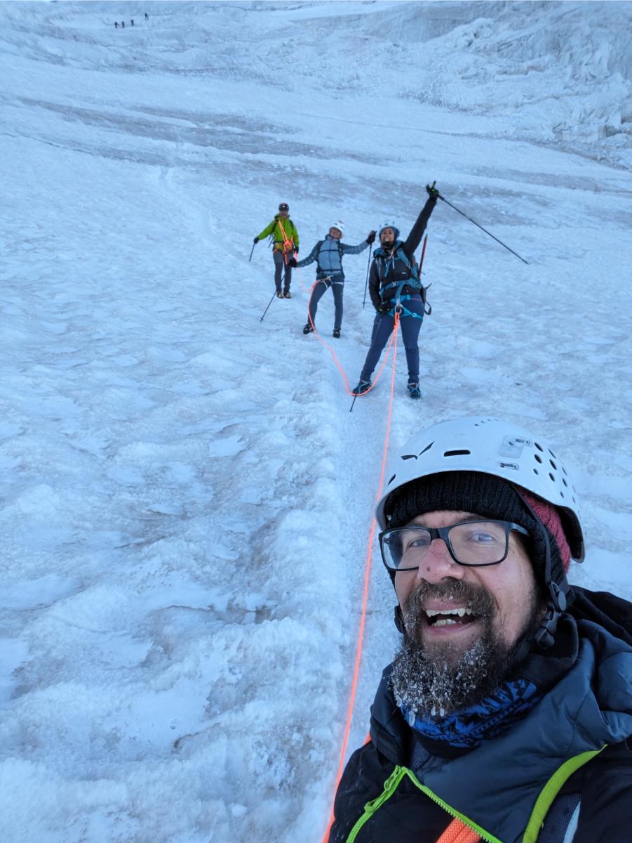 Cordata sul Gran Paradiso