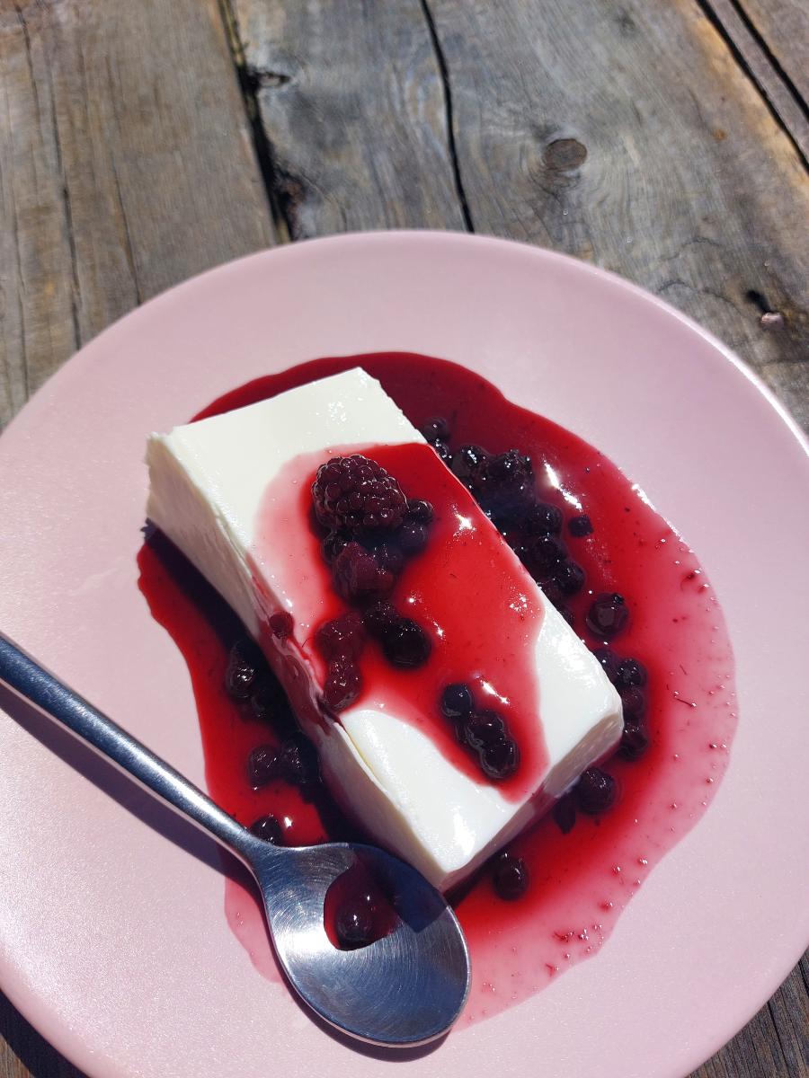 Panna-cotta-Rifugio-Grauson panna cotta al Rifugio Grauson