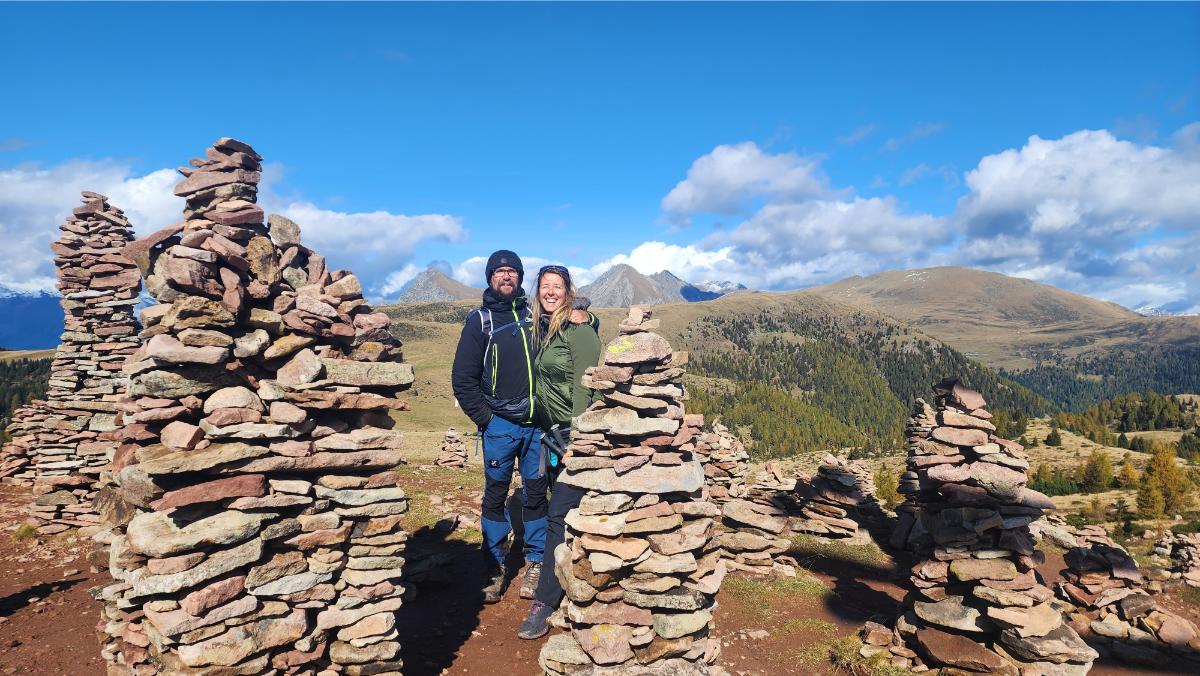Silvia e Davide a Stoanerne Mandl