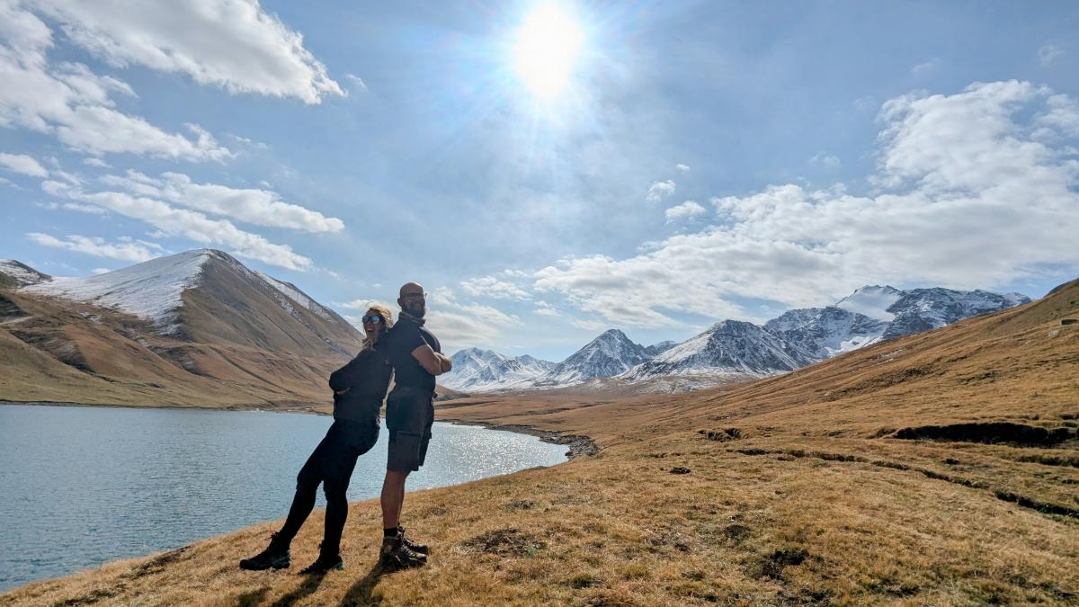 Silvia e Davide itinerario Kirghizistan Bagaglio leggero