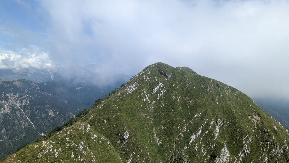 Lungo le creste del Gran Monte