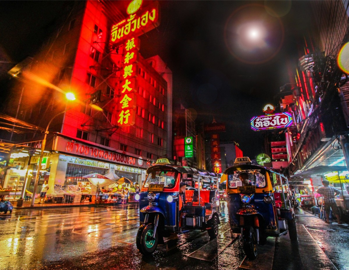 Oh notturna Bangkok thailandese!