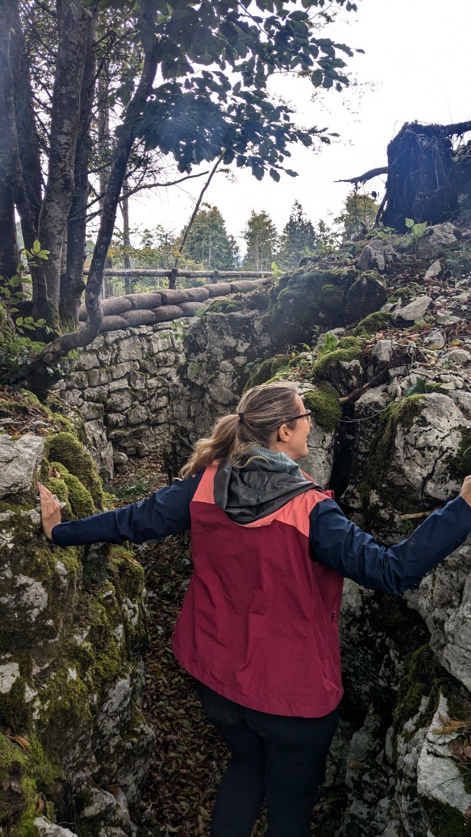sul-sentiero-delle-trincee Tra le trincee del monte corno a lusiana